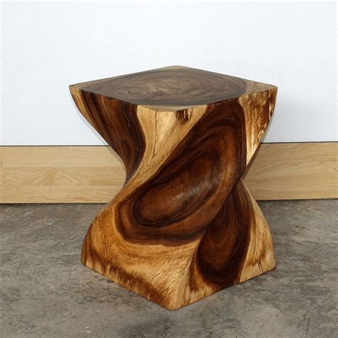 Inspiring And Unique Wood End Table Design Ideas Handmade Wood