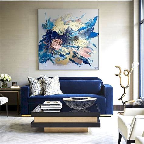 60 most elegant wall art ideas for living room makeover (33) #abstractart | Elegant wall art ...