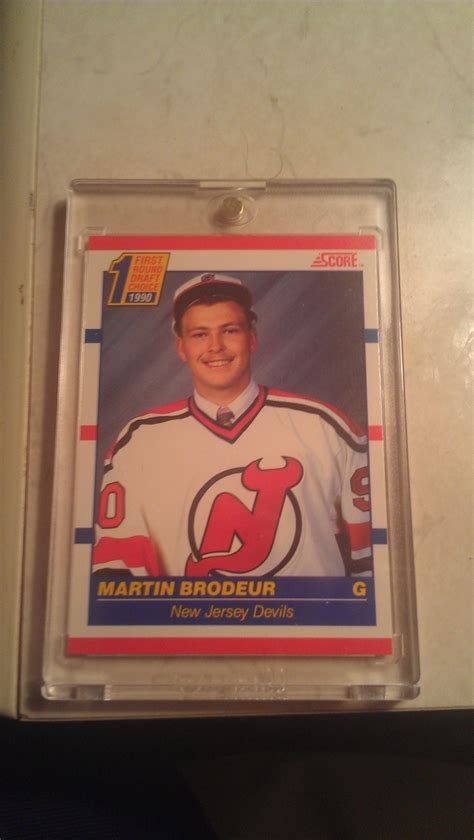 1990 martin brodeur score rookie card 439 nj devils near mint 1stround draft hof. 81 best images about Devils Collectibles on Pinterest