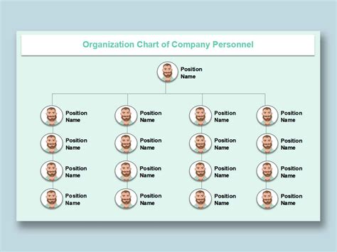 EXCEL Of Simple Organization Chart Xlsx WPS Free Templates