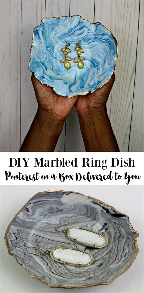 Diy Marbled Ring Dish Tutorial The Bajan Texan Diy Marble Ring