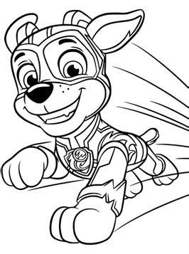 Paw patrol chase | ausmalbilder kostenlos zum ausdrucken. Ausmalbilder Mighty Pups Marshall - In mighty pups the paw ...