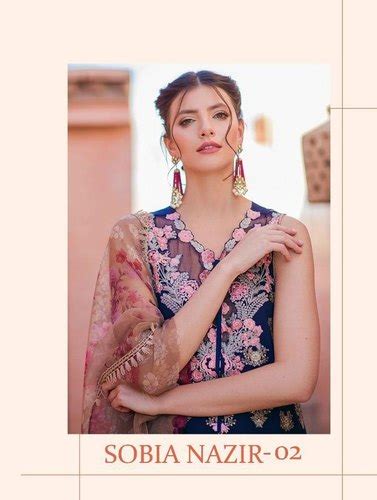 Embroidery Pakistani Neck Deepsy Sobia Nazir Vol 2 At Rs 1099 In Surat