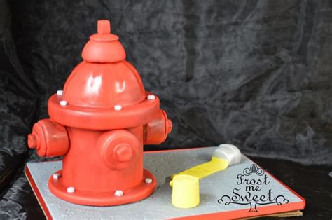 Fire Hydrant Cake Fireman Cake Fire Fighter Cake Cakes For Men