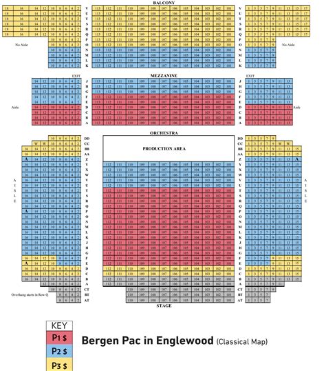 Bergen Pac Seating Chart