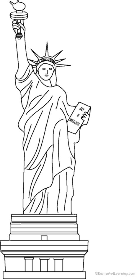Statue Of Liberty Crown Coloring Page Statue Liberty Coloring Pages