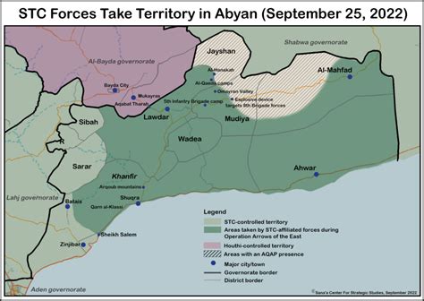 Stc Forces Move Farther Into Abyan The Yemen Review September 2022