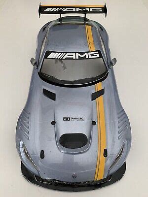 TAMIYA PAINTED RC Car Body 1 10 Mercedes AMG GT3 With Parts EUR 39 89