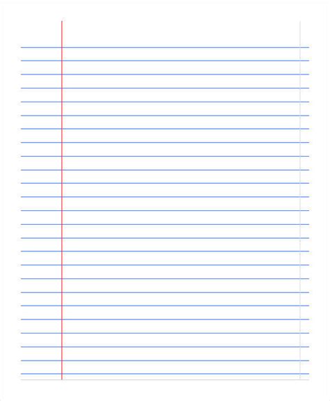 Printable Notebook Paper 28 Pdf Documents Download