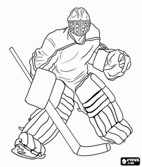 This coloring pages headquarters lists the names and locations of ice hockey and winter sports line drawings. Ice-hockey goaltender...coloring page | Hockey ain't just ...