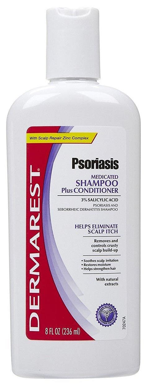 Dermarest Psoriasis Medicated Shampoo Plus Conditioner 8 Ounces 1 Unit