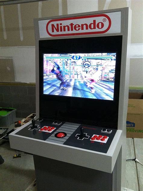 Nes Themed Arcade Cabinet Forward Compatibility Videojuegos Arcade