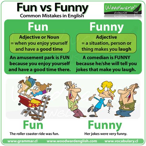 The Difference Between Fun And Funny Woodward English