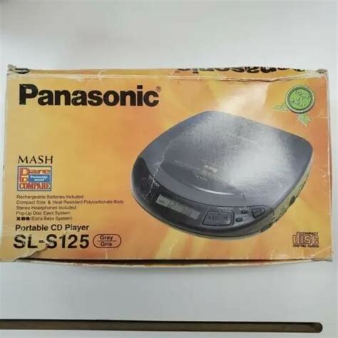 Panasonic Portable Cd Player Sl S125 Made In Japan 8250 Picclick