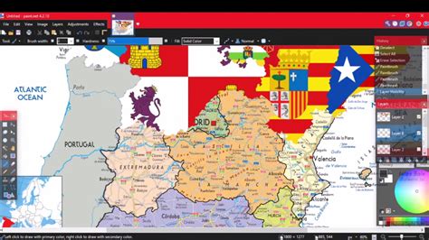 460 x 345 png 34 кб. Flag Map Speedart - Spain. (Please read description) - YouTube