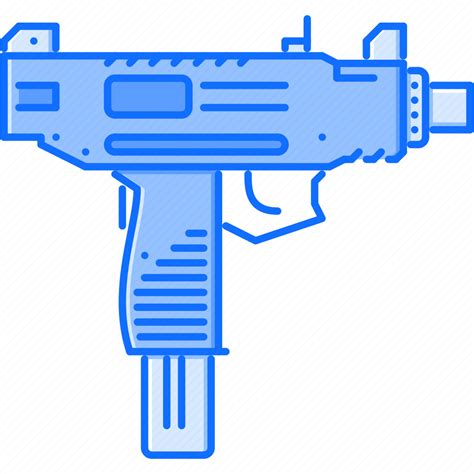 Battle Gun Military Uzi War Weapon Icon Download On Iconfinder