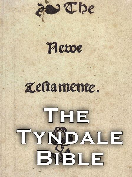 The Tyndale Bible The New Testament By William Tyndale On Apple Books