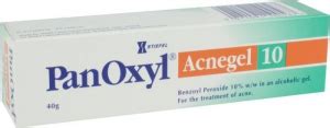 Benzoyl peroxide is used to treat acne. PanOxyl Acne Gel review