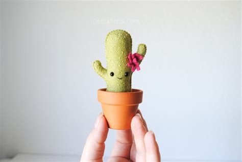 Christian dare shows you how to make the cutest felt cactus plants for a fun night in with the family. Cactus Plush Pattern - DIY Felt Cactus Crafts! - Delilah ...