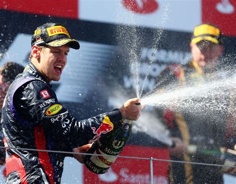 Ferrari's driver sebastian vettel has revealed that he doesn't expect any bullsh*t from his new i think he's a good kid. Sebastian Vettel celebrates his victory on the podium # ...