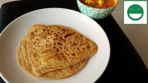 Plain Paratha Recipe How To Make Tawa Paratha Sada Paratha Happily Veg