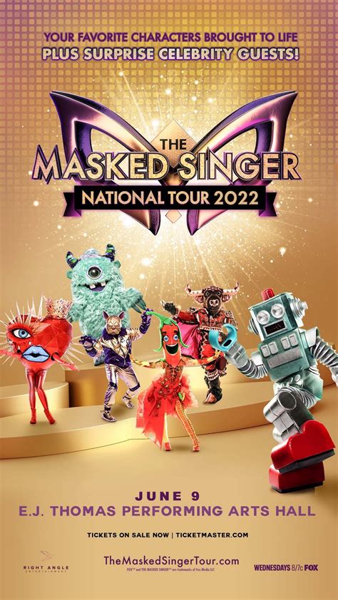 Masked Singer National Tour Coming To Ej Thomas Performing Arts Hall