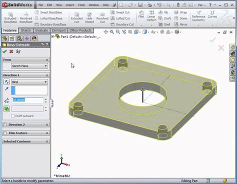 Learn Solidworks Solidworks Video Tutorial Basic Exercise Youtube