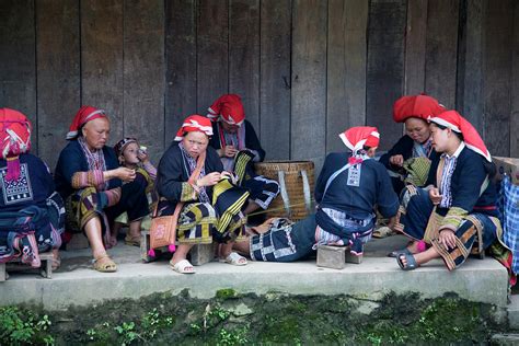 Red Dzao Ethnic Women In Sapa Vietnam 3 Photograph By Mikel Bilbao Gorostiaga Fine Art America