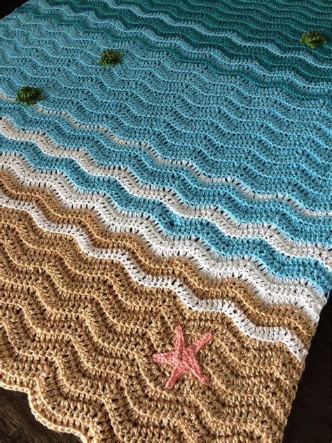 You Can Crochet Your Own Sea Turtle Beach Blanket And I Need It Beach