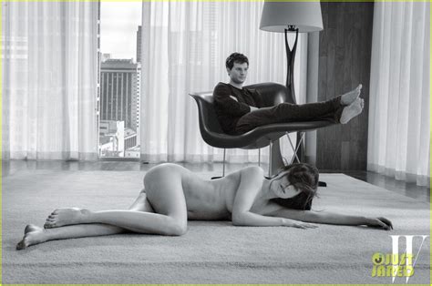 Dakota Johnson Goes Nude In Sexy Fifty Shades Of Grey Shoot With Jamie Dornan For W Magazine