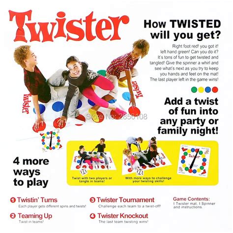 Classic Twister Gamethe Game That Ties You Up In Knotsmultiplayer