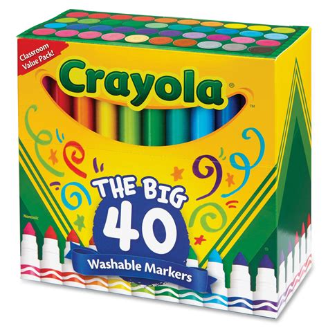 Crayola Original Thick Washable Markers 3o5umhjs5
