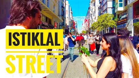 K Walking Tour Istiklal Street Taksim Square Istanbul Youtube