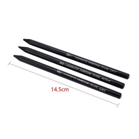 Woodless Carbon Sketch Pen Drawing Pen Full Carbon Pencil Charcoal
