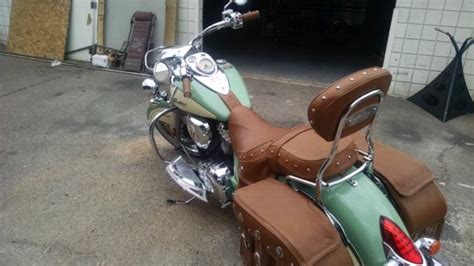 2015 Indian Chief Vintage Willow Green And Ivory Cream Polaris