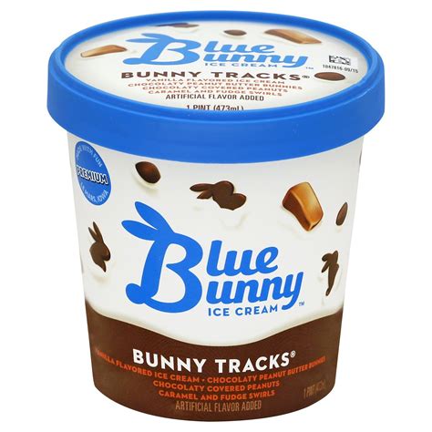 Blue Bunny Bunny Tracks Ice Cream 16 Oz Shipt
