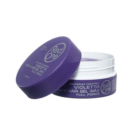 Cire Coiffante Violetta Aqua Hair Gel Wax Red One ® 150 Ml 🍇