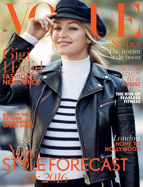 Smartologie Gigi Hadid For Vogue Uk January 2016