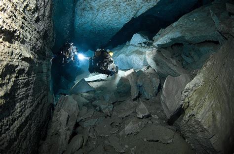 Orda Cave Worlds Longest Underwater Gypsum Cave In Russia Amusing