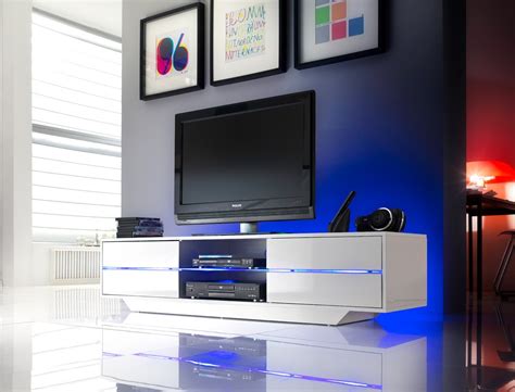 6 watchers 6 watchers 6 watchers. Lowboard Jazz 160x36x40 cm weiß TV-Board TV-Möbel LED ...