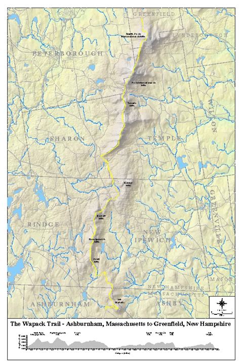 Mount Watatic Trail Map