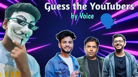 guess the youtuber by their voice 🔥 challenge youtube