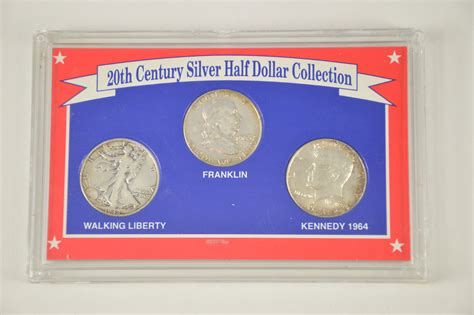 Silver Coin Set 20th Century Silver Half Dollar Collection Historic Us
