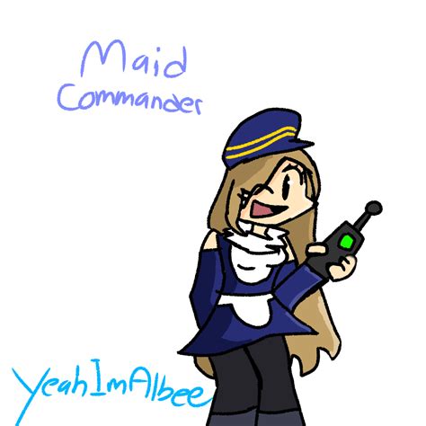 Maid Commander 😳 Rtdsroblox