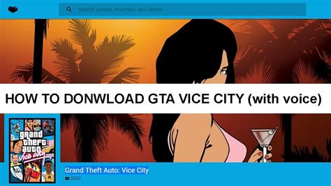 Game Free Download For Windows 7 Vice City