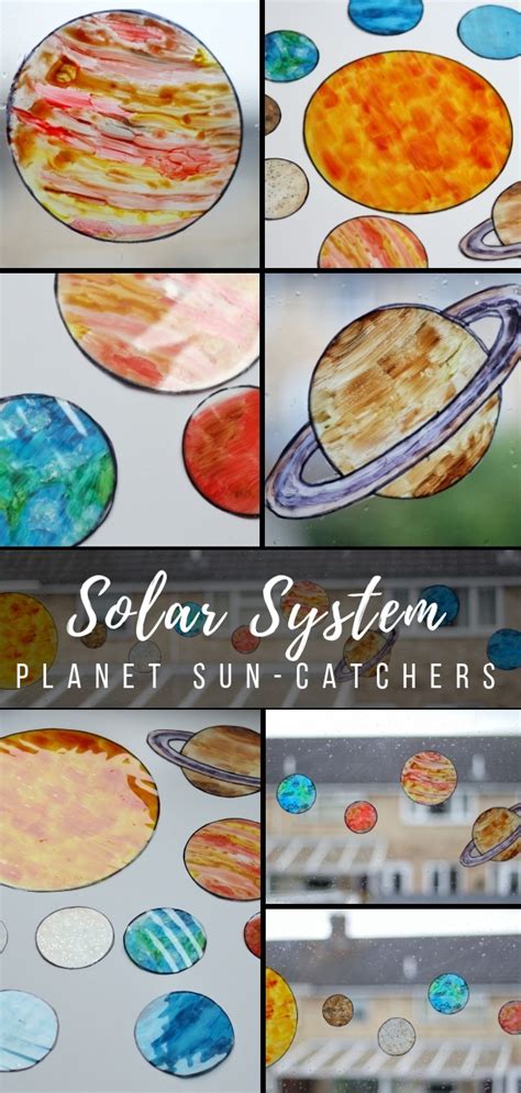 Solar System Sun Catchers Craft Someones Mum