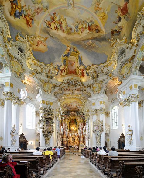 German Rococo Germany Pilgrimage Church Wies Wieskirche Late 1740s