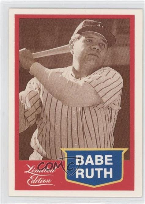 Amazon Babe Ruth Baseball Card Cmc Babe Ruth Limited