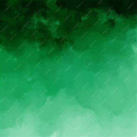 Premium Vector Dark Green Watercolor Background Ombre Texture