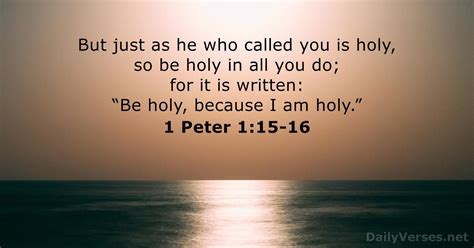 1 Peter 115 16 Bible Verse